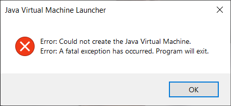 JVM Error